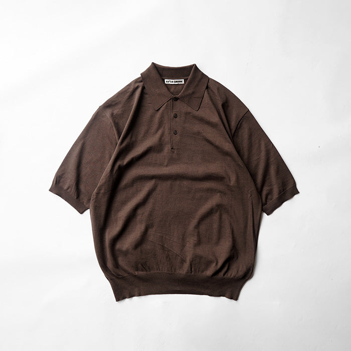 KAPTAIN SUNSHINE Cotton Knit Poloshirt