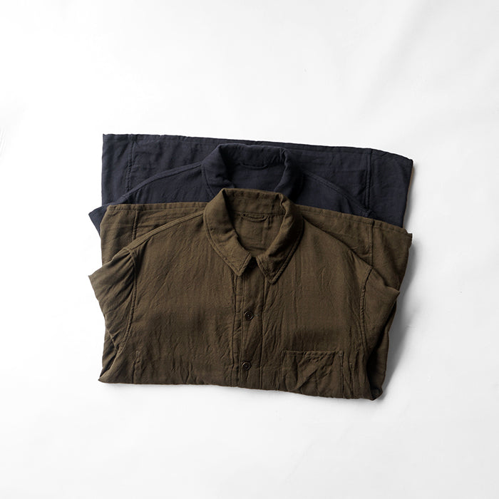 KAPTAIN SUNSHINE Wool Gauze Work Shirt Jacket