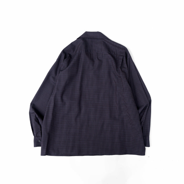 KAPTAIN SUNSHINE Summer Wool Open Collar Shirt