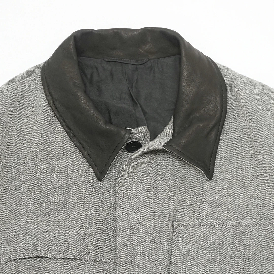 KAPTAIN SUNSHINE Wool Herringbone Explorer Jacket