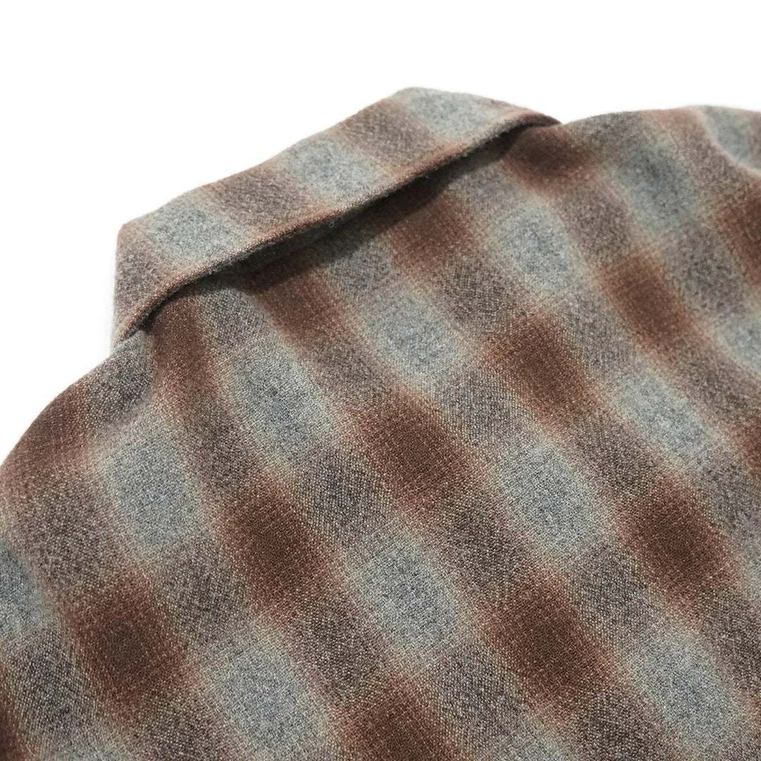 KAPTAIN SUNSHINE Alpaca Wool Field Shirt Jacket