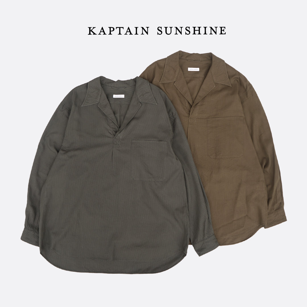 KAPTAIN SUNSHINE Pullover Shirt STRIPE – CONNECT/S