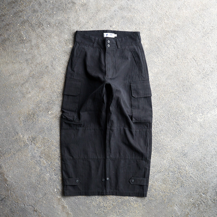 MONT KEMMEL M-47 CARGO PANTS COTTON HERRINGMONE