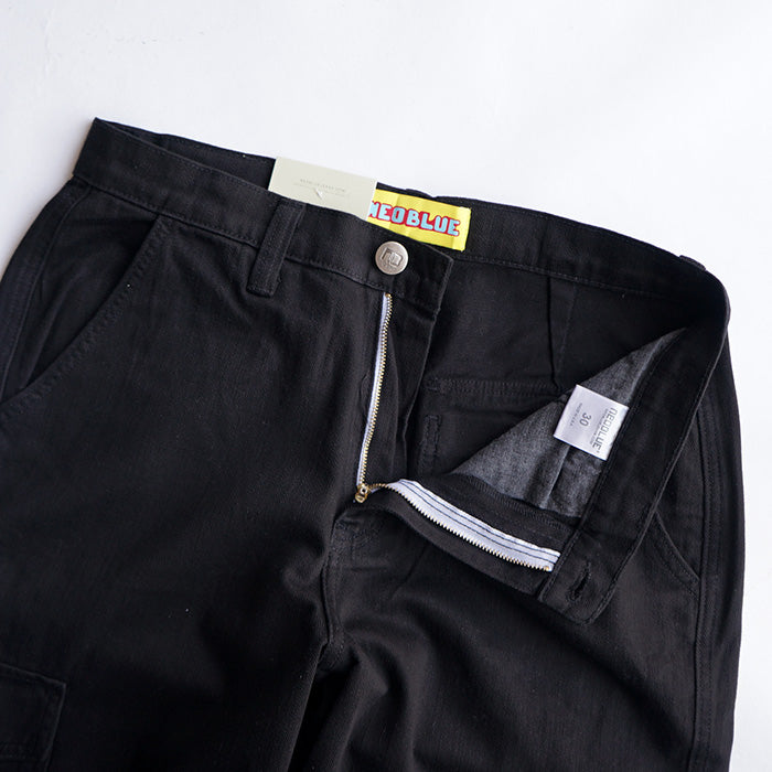 NEO BLUE BAGGY CARGO PANTS