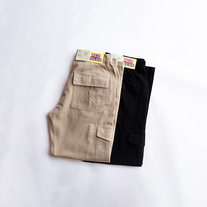 NEO BLUE BAGGY CARGO PANTS