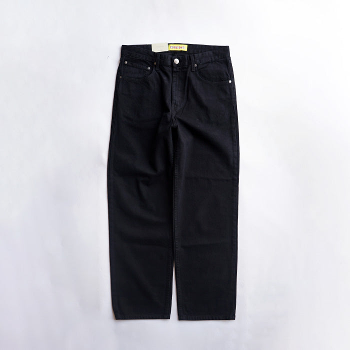 NEO BLUE BAGGY JEANS -BLACK