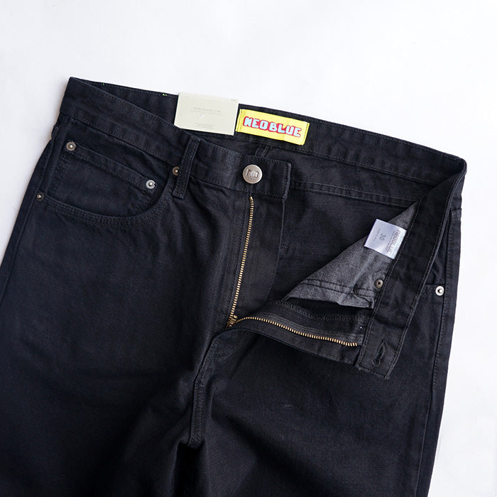 NEO BLUE BAGGY JEANS -BLACK