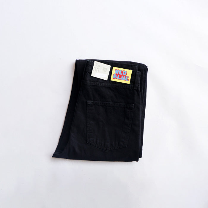 NEO BLUE BAGGY JEANS -BLACK