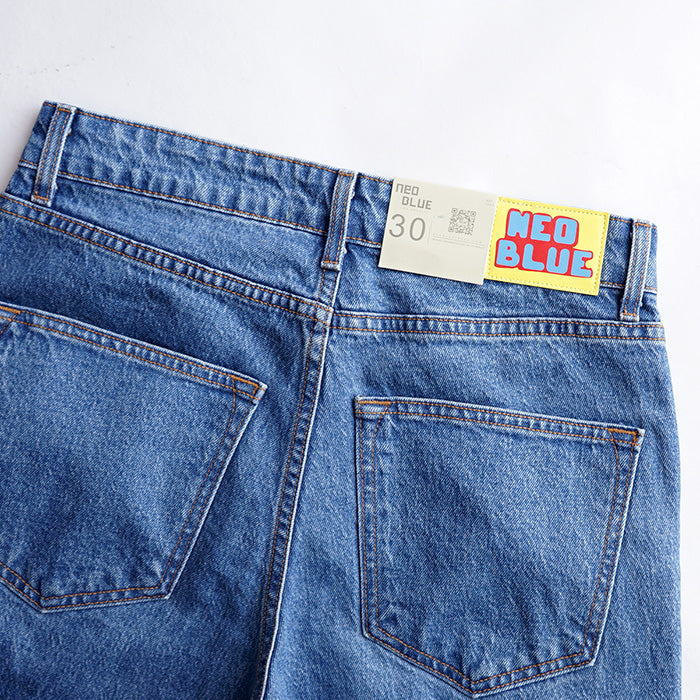 NEO BLUE BAGGY JEANS