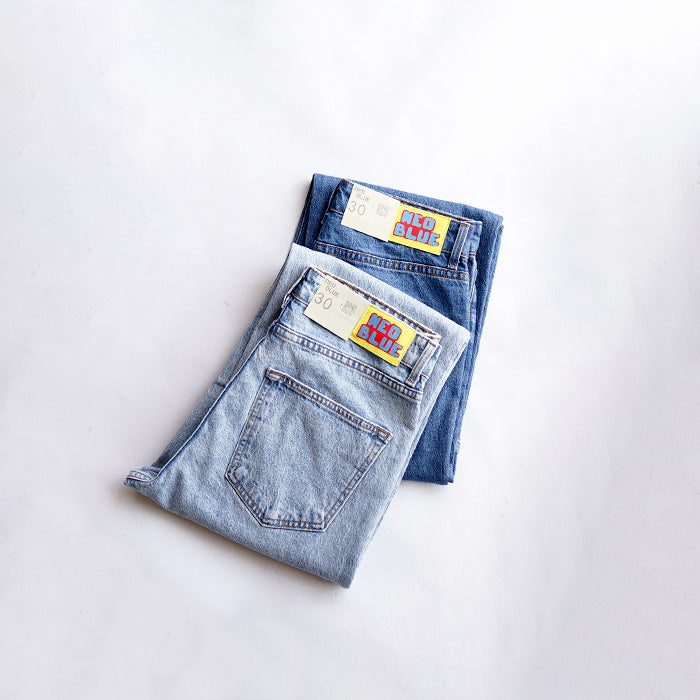 NEO BLUE BAGGY JEANS