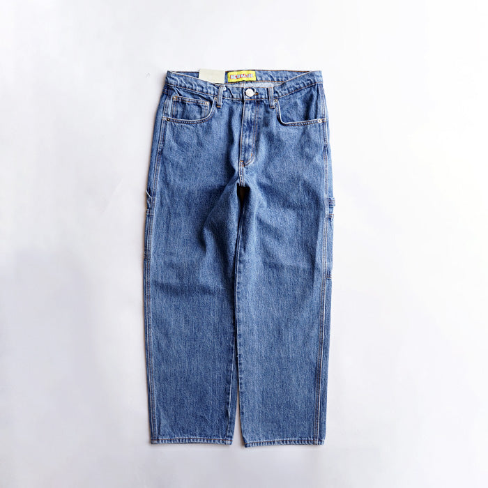 NEO BLUE CARPENTER BAGGY JEANS -MEDIUM BLUE
