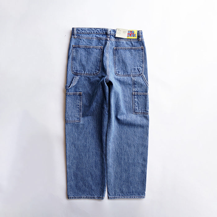 NEO BLUE CARPENTER BAGGY JEANS -MEDIUM BLUE