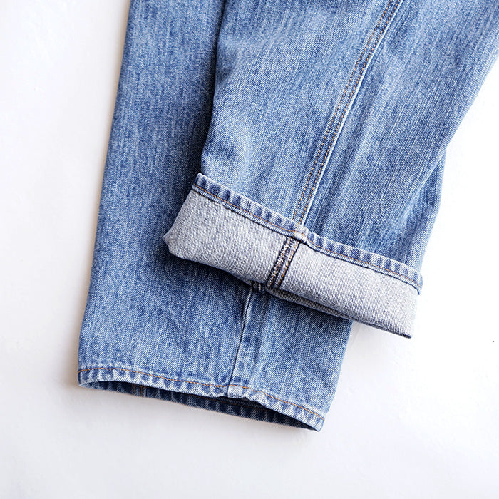 NEO BLUE CARPENTER BAGGY JEANS -MEDIUM BLUE