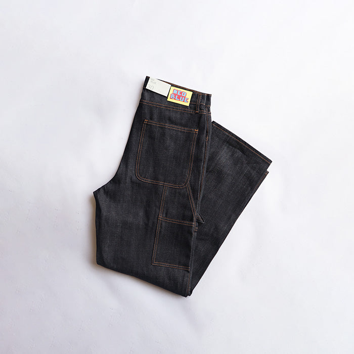 NEO BLUE CARPENTER BAGGY JEANS -INDIGO BLACK