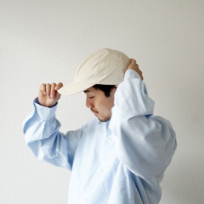 O/EIGHTH 6PANNEL CAP【I】-Grunge Wash Cotton
