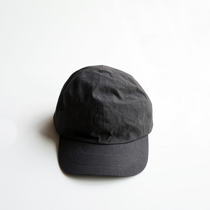 O/EIGHTH 6PANNEL CAP【I】-Grunge Wash Cotton