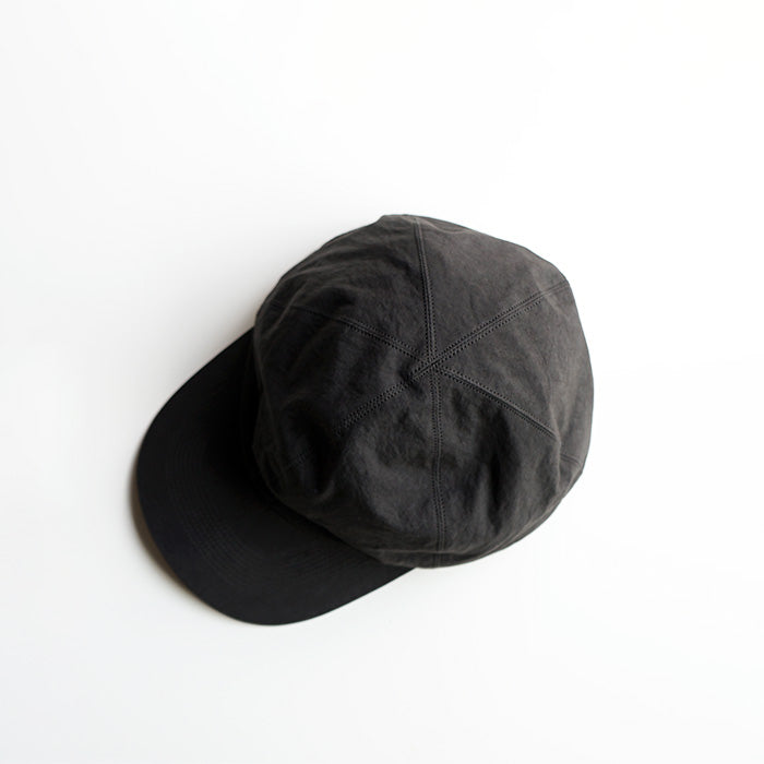 O/EIGHTH 6PANNEL CAP【I】-Grunge Wash Cotton