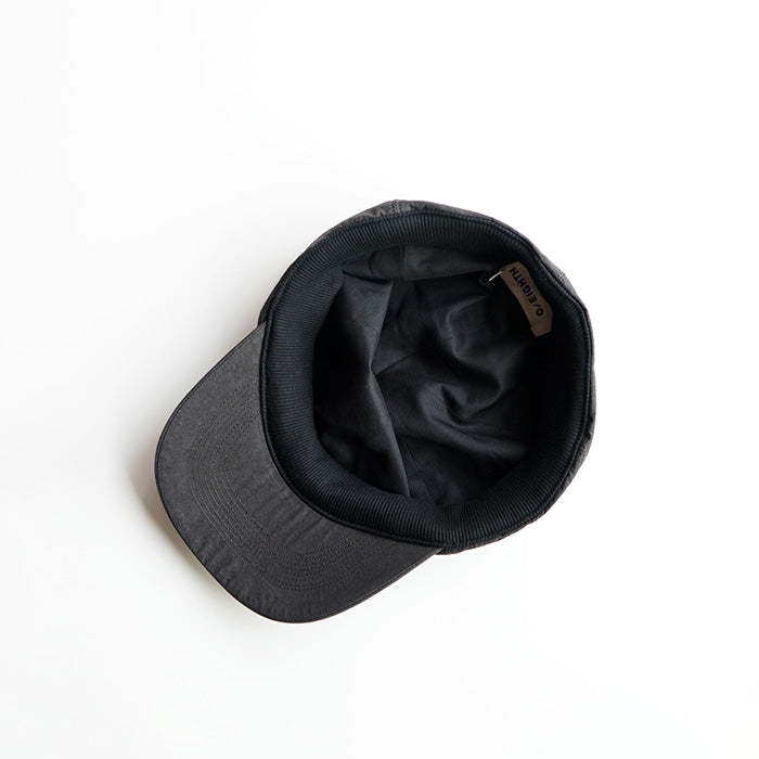 O/EIGHTH 6PANNEL CAP【I】-Grunge Wash Cotton