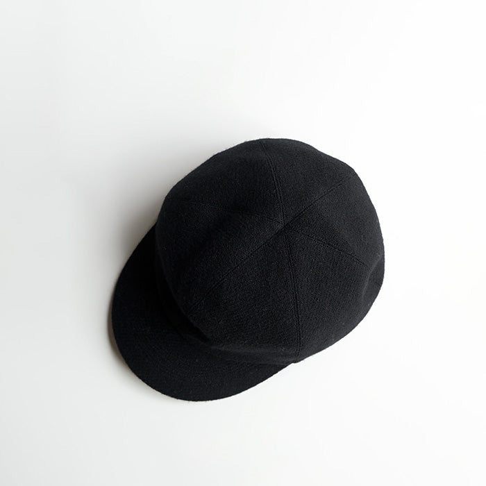 O/EIGHTH 6PANNEL CAP【U】-Wool Tweed