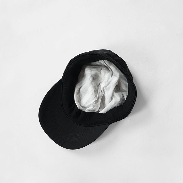 O/EIGHTH 6PANNEL CAP【OH】-Recycle Nylon Dope Dyed Taffeta