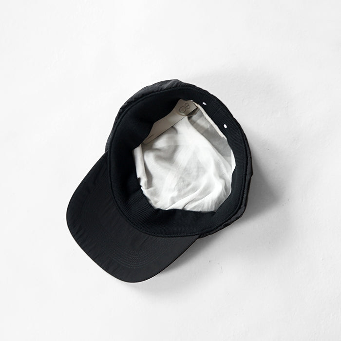 O/EIGHTH 6PANNEL CAP【I】-Recycle Nylon Dope Dyed Taffeta