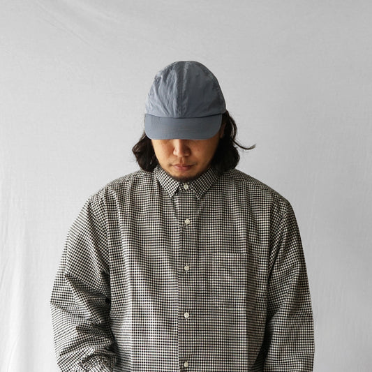 O/EIGHTH 6PANNEL CAP【OH】-Recycle Nylon Dope Dyed Taffeta