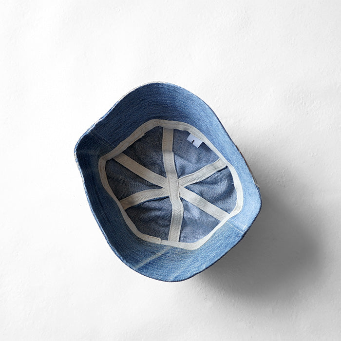 redad patchwork sailor hat - denim