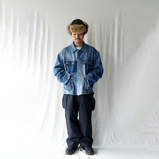 redad denim snap jacket