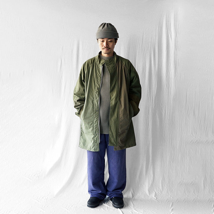 redad vintage military equipment stand collar coat