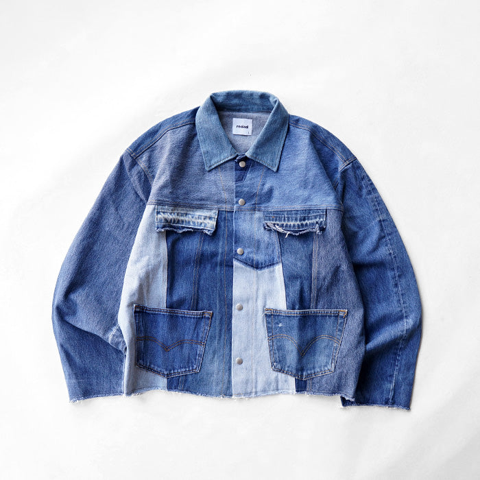 redad denim snap jacket