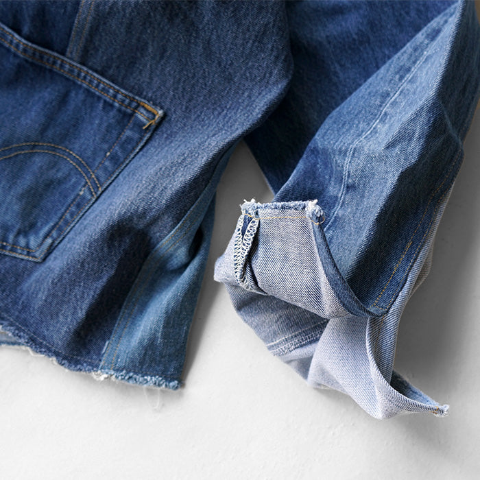 redad denim snap jacket