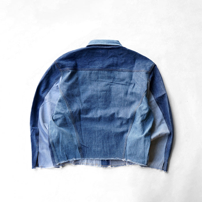 redad denim snap jacket
