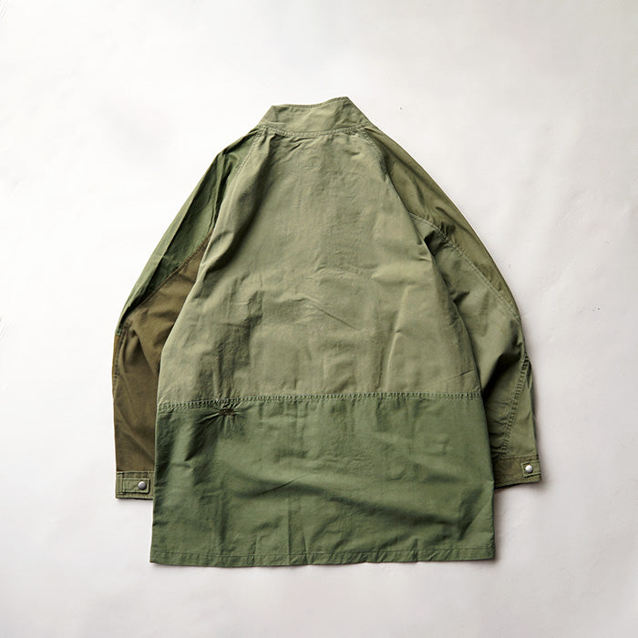redad vintage military equipment stand collar coat