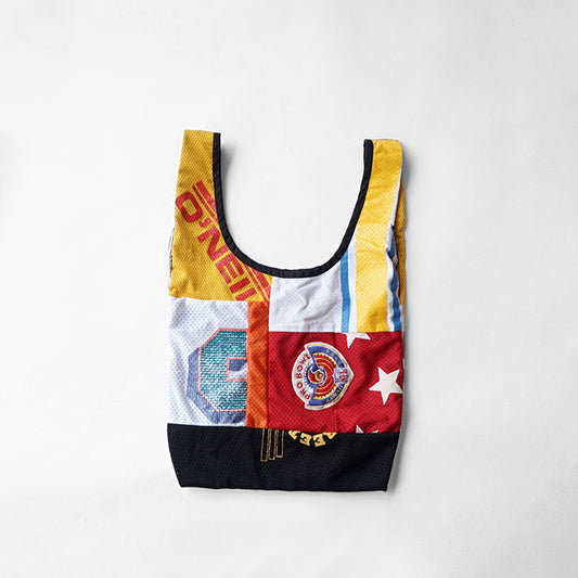 redad uniform patchwork eco bag