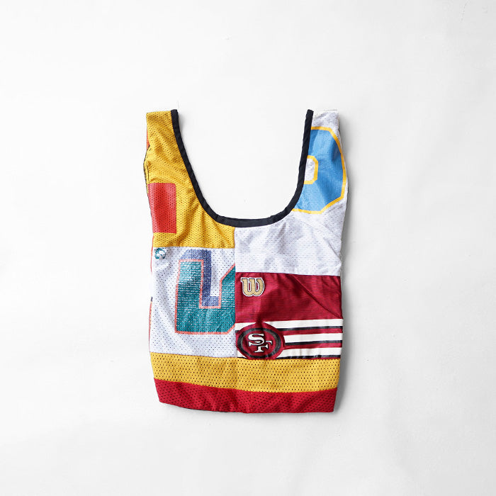 redad uniform patchwork eco bag