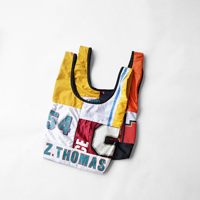 redad uniform patchwork eco bag