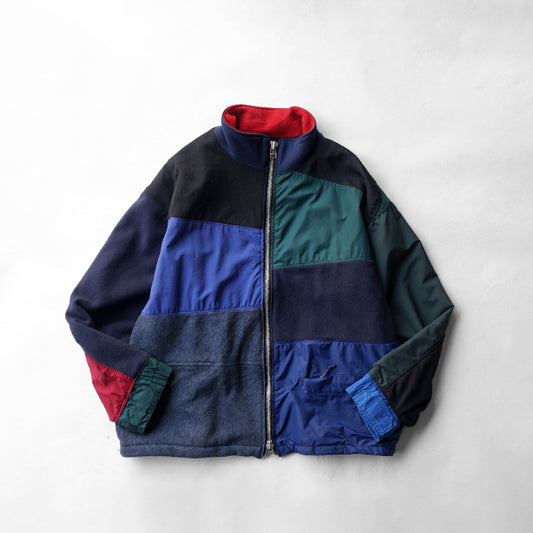 redad outdoor patchwork zip bz