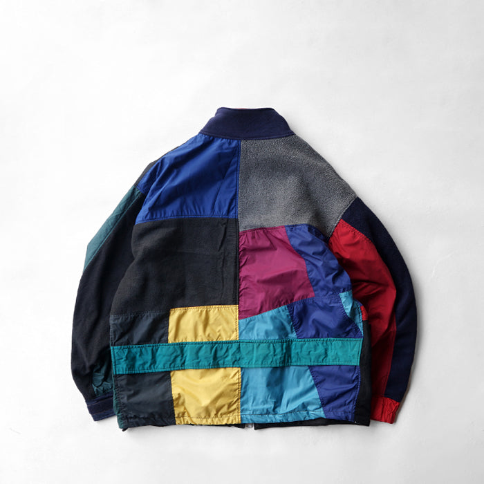 redad outdoor patchwork zip bz