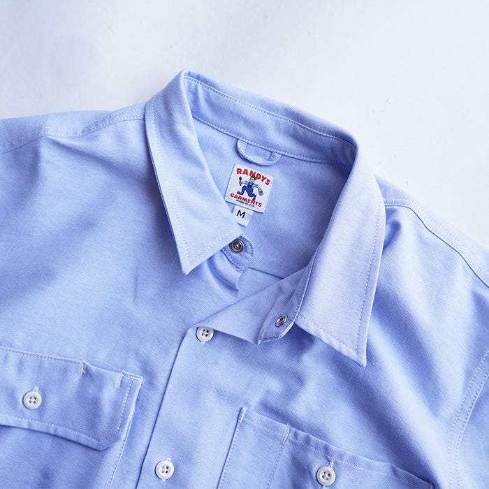 【30%OFF】RANDY'S GARMENTS 60/40 SOLID OXFORD CLOTH UTILITY SHIRT