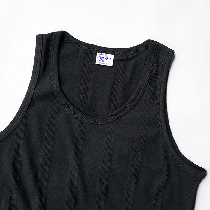 Robert P. Miller Panel-rib Casual fit Tanktop -SOLID