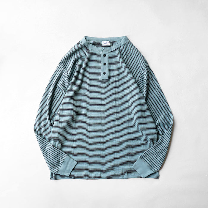 Robert P. Miller Panel-rib Casual fit Henry Neck L/S Tee