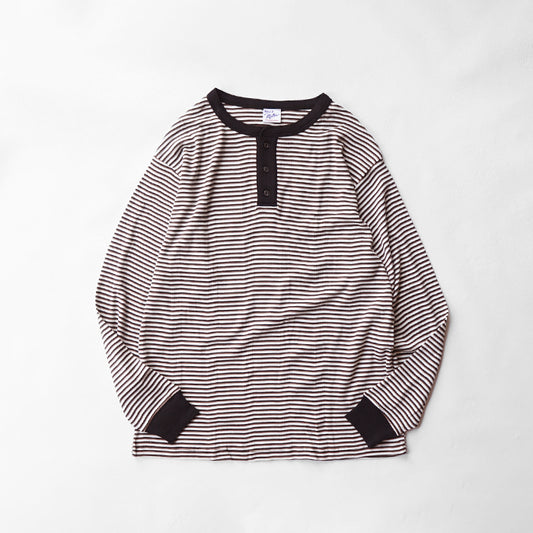 Robert P. Miller Panel-rib Casual fit Henry Neck L/S Tee