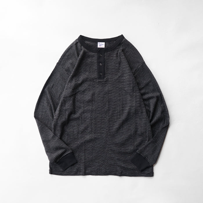 Robert P. Miller Panel-rib Casual fit Henry Neck L/S Tee