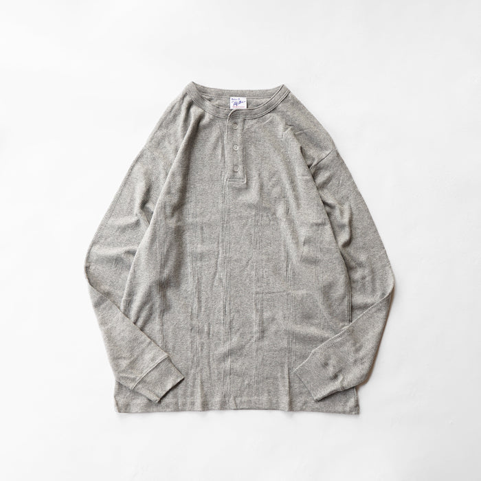 Robert P. Miller Panel-rib Casual fit Henry Neck L/S Tee