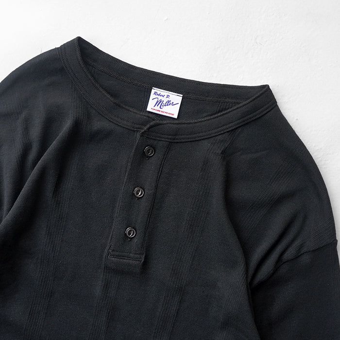 Robert P. Miller Panel-rib Casual fit Henry Neck L/S Tee