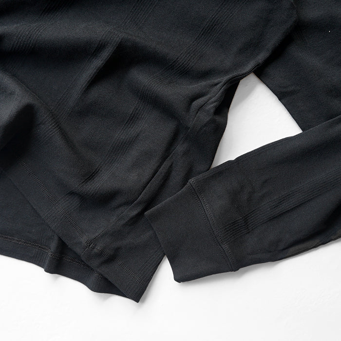 Robert P. Miller Panel-rib Casual fit Henry Neck L/S Tee