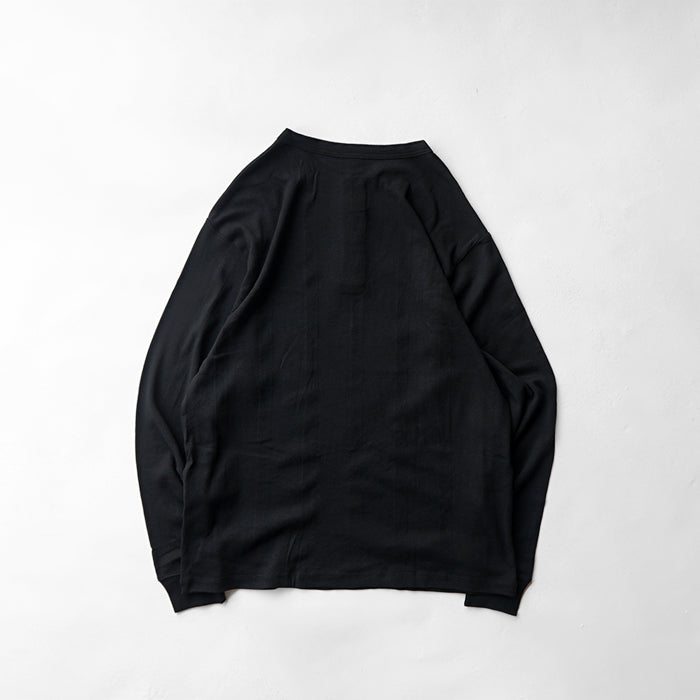 Robert P. Miller Panel-rib Casual fit Henry Neck L/S Tee