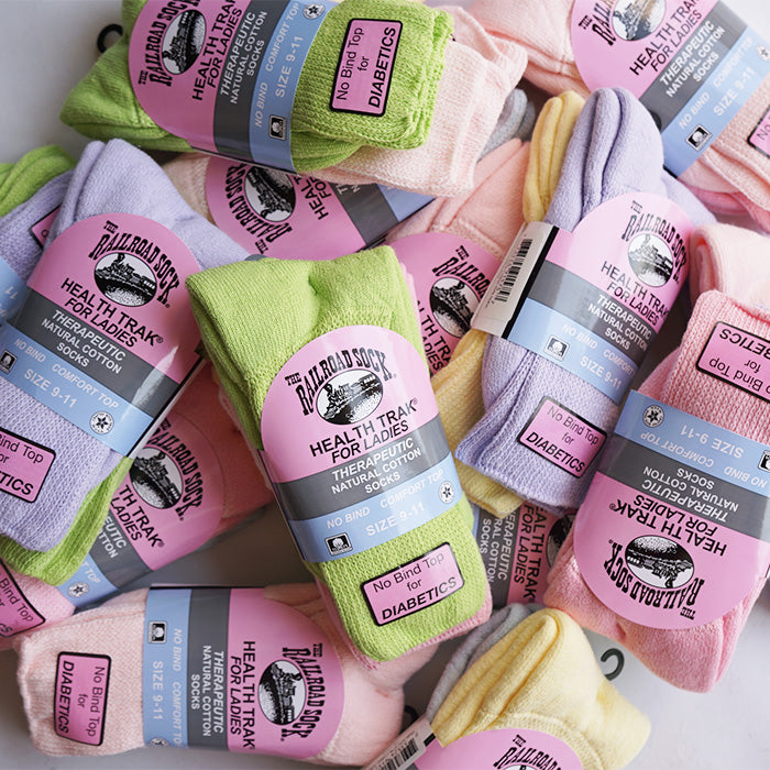 THE RAILROAD SOCK PASTEL THERAPEUTIC SOCK -LADY'S SIZE