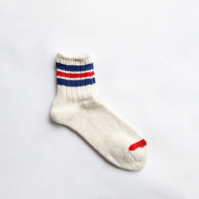 CONNECT/S 3LINE SLUB QUATER SOCKS