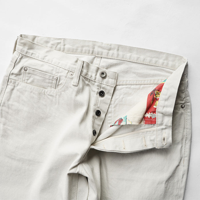Sanca IVORY DENIM 5P TAPERED FIT